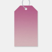 Glam Pink Faux Diamonds Butterfly Cadeaulabel (Achterkant)