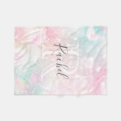 Glam Pink Glitter Pastel Girly Pattern Fleece Deken (Voorkant (Horizontaal))