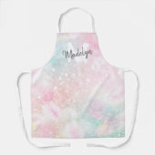 Glam Pink Glitter Pastel Girly Pattern Schort (Voorkant)