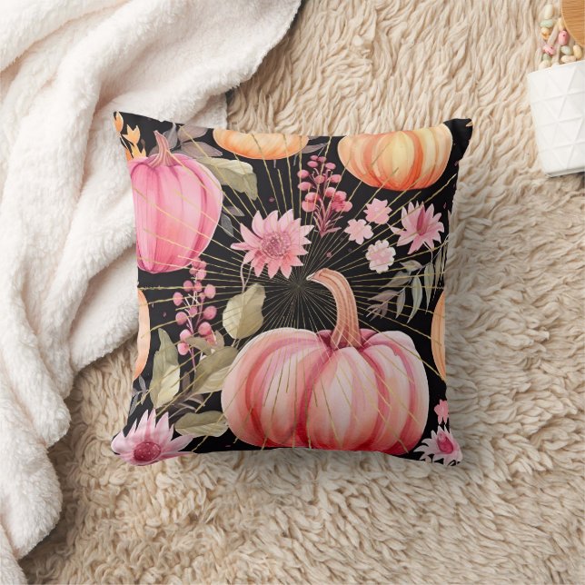 Glam Pink Pumpkin Kussen (Deken)