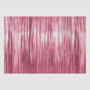 Glam Pink Sparkle Stripes Tissuepapier