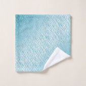 Glam poster de animal Parties scintillant bleue (Gant de toilette)