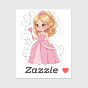 Glam Princess op maat gesneden vinyl Sticker