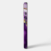 Glam Purple Agate Geode iPhone 16 Tough Coque (Verso / Gauche)