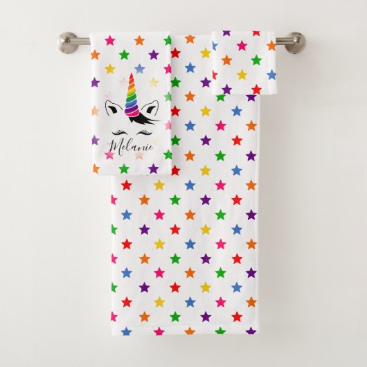 Glam Rainbow Unicorn et étoiles (En situation)