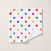 Glam Rainbow Unicorn et étoiles (Gant de toilette)