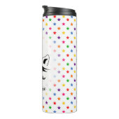 Glam Rainbow Unicorn Thermosbeker (Geroteerd rechts)