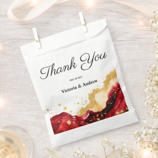 Glam Red Favour Bag Bedankzakje