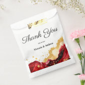 Glam Red Favour Bag Bedankzakje (Gezegeld)