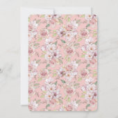 Glam Redhead Bride Vrijgezellenfeest Kaart (Achterkant)