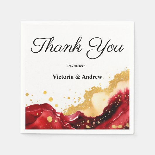 Glam Rood Servet (Voorkant)