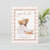 Glam Roos Gold Fotogradatie Kaart (Staand voorkant)