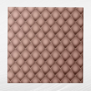 Glam Roos Gold Geometric Tufted Graphic Tegeltje