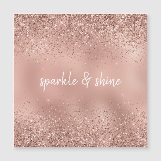 Glam Roos Gold Glitter (Voorkant)