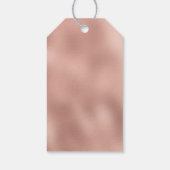 Glam Roos Gold Glitter Cadeaulabel (Achterkant)