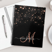 Glam Roos Gold Glitter Diamond Planner