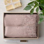 Glam Roos Gold Glitter Tissuepapier (Geschenk)