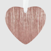 Glam Roos Gold Glitzy Sparkle Naam Ornament (achterkant)