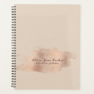 Glam Roos Goud Koper Folie Chic Zakelijk persoonli Planner