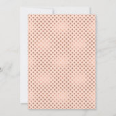 Glam Rose Gold Gown Quinceañera Invitation (Dos)