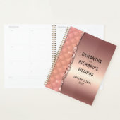 Glam Rose Gold Parties scintillant déchiré Mariage (Devant avec enveloppe)