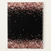 Glam Rose Gold Rendez-vous Book | Planificateur (Dos)