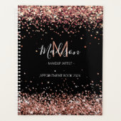 Glam Rose Gold Rendez-vous Book | Planificateur (Devant)
