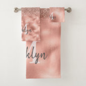 Glam Rose Rose Parties scintillant or Confetti Mon (En situation)
