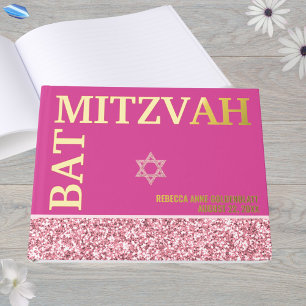 Glam Rose Star De David Bat mitzvah Gold