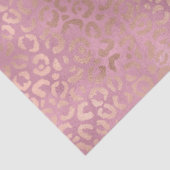 Glam Roze Glitzy Glitter Leopard Print Tissuepapier (Detail)