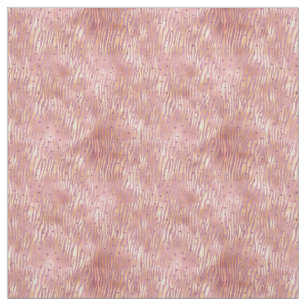Glam Roze Gold Zebra Afdrukken Stof