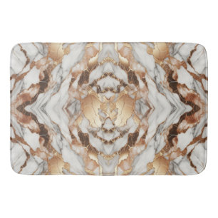 Glam Roze Goud Luxe Modieuze Marmer Badmat
