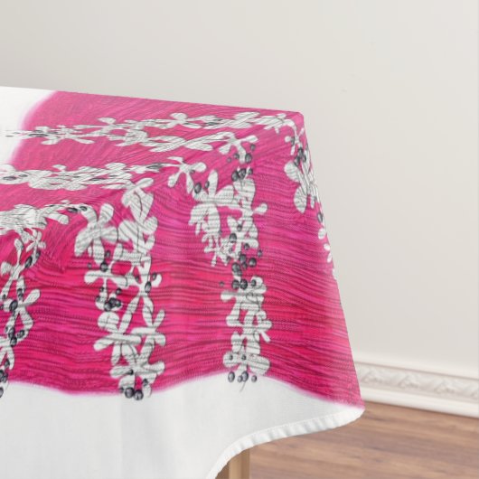 Glam Roze Kerstboom Tafelkleed (Voorbeeld)