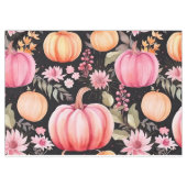 Glam roze pompoen tafelkleed (Voorkant (Horizontaal))