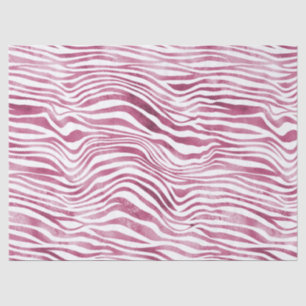 Glam Roze Zebra Print Tissuepapier