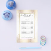 Glam Script Gold Confetti Flyer (Enkel)