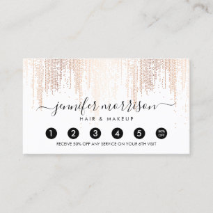 Glam Script Roos Gold Confetti Rain Loyalty