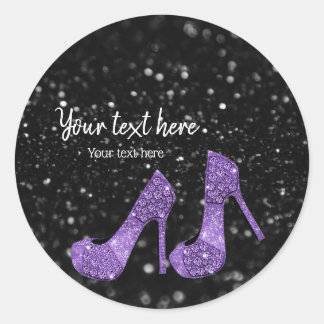 Glam Shoes High Heels voor alle gelegenheden Ronde Sticker