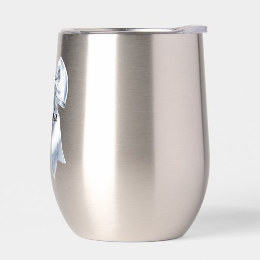 Glam Silver Bow (Gauche)