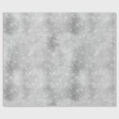 Glam Silver Sparkle Cadeaupapier (Vlak)