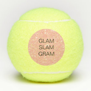 Glam Slam Gram Pink Glitter Tennisballen