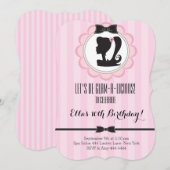 Glam Spa Birthday Party Invitation Kaart (Voorkant / Achterkant)