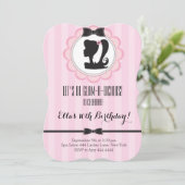 Glam Spa Invitation de fête d'anniversaire (Debout devant)