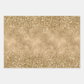 Glam Sparkle Leopard Print Glitter Inpakpapier Vel (Voorkant)