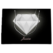 Glam Sparkle Solitaire Diamond Black Groot Cadeauzakje (Voorkant)