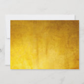 Glam Sparkling Champagne Goud Nieuwjaar Party Invi Kaart (Achterkant)