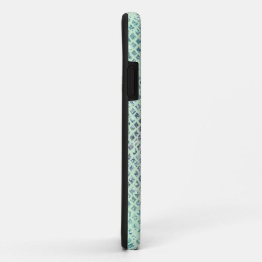 Glam Sparkly Diamond Snakeskin-patroon Case-Mate iPhone Case (Achterkant/rechts)
