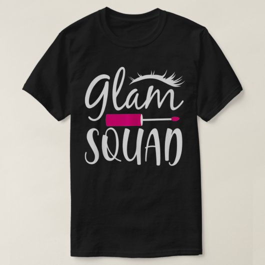 Glam squad t-shirt (Design voorkant)