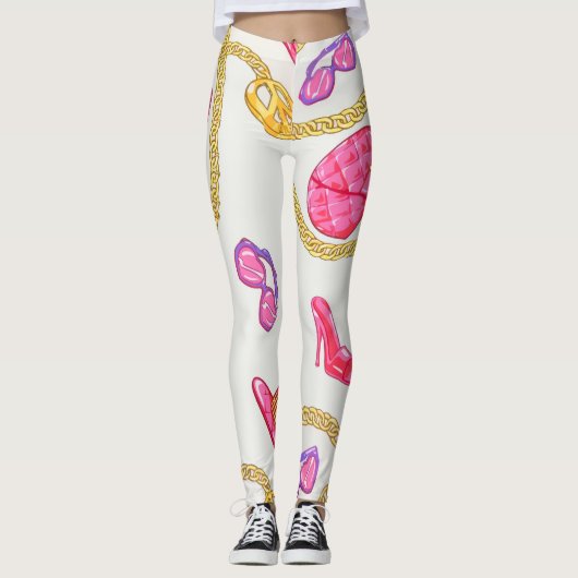 Glam Street Leggings Or rose (Devant)