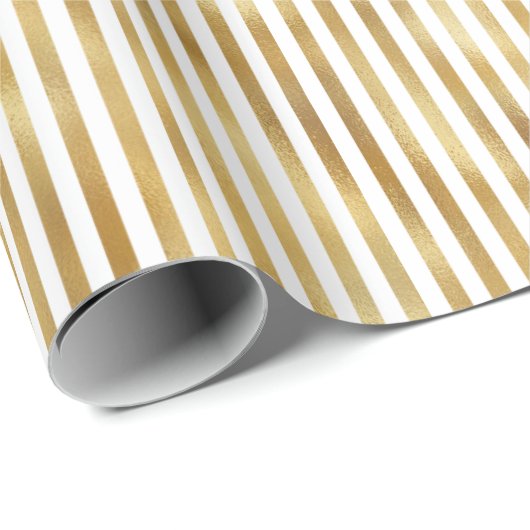 Glam Stripes Cadeaupapier (Rol Hoek)